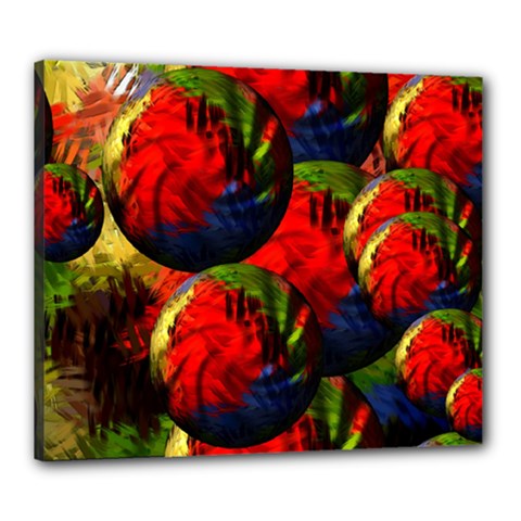Balls Canvas 24  X 20  (framed) by Siebenhuehner