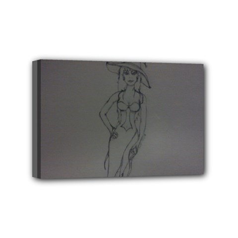 Witchy Mini Canvas 6  X 4  (framed) by WispsofFantasy