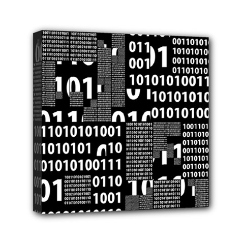 Beauty Of Binary Mini Canvas 6  X 6  (framed) by StuffOrSomething