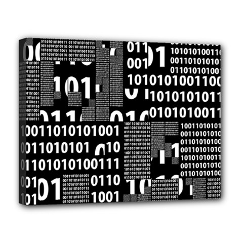 Beauty Of Binary Canvas 14  X 11  (framed) by StuffOrSomething