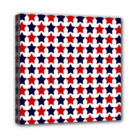 Patriot Stars Mini Canvas 8  X 8  (framed) by StuffOrSomething