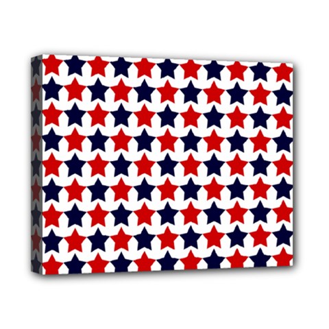 Patriot Stars Canvas 10  X 8  (framed) by StuffOrSomething