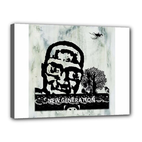 M G Firetested Canvas 16  X 12  (framed) by holyhiphopglobalshop1