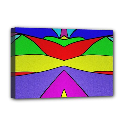 Abstract Deluxe Canvas 18  X 12  (framed) by Siebenhuehner
