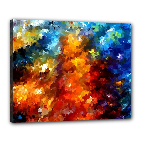 Modern Composition 01 By Rafi Talby Canvas 20  X 16  (framed) by colorfulpaintins