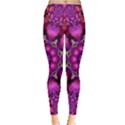 Pink Fractal Kaleidoscope  Leggings  View1