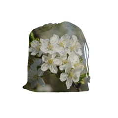 Spring Flowers Drawstring Pouch (large) by anstey