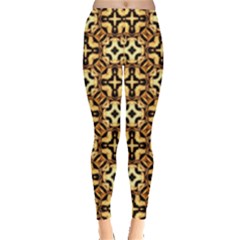 Faux Animal Print Pattern Women s Leggings by GardenOfOphir