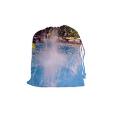 Splash 3 Drawstring Pouches (medium)  by icarusismartdesigns