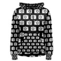 Modern Chic Vector Camera Illustration Pattern Women s Pullover Hoodies View1