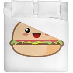 Kawaii Burger Duvet Cover Single Side (kingsize) by KawaiiKawaii