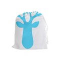 Party Deer With Bunting Drawstring Pouches (Large)  View1