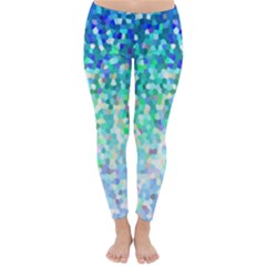 Mosaic Sparkley 1 Winter Leggings by MedusArt