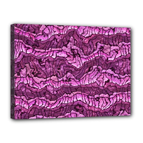 Alien Skin Hot Pink Canvas 16  X 12  by ImpressiveMoments