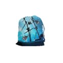 Awesome Ship Wreck With Dolphin And Light Effects Drawstring Pouches (Small)  View1