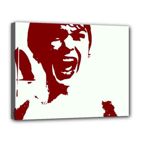 Psycho Canvas 14  X 11  by icarusismartdesigns