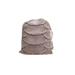 Scaly Leather Drawstring Pouches (small)  by trendistuff