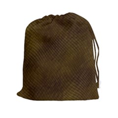 Reptile Skin Drawstring Pouches (xxl) by trendistuff