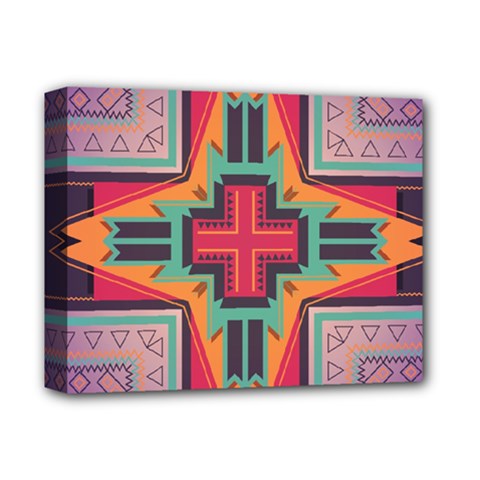 Tribal Star Deluxe Canvas 14  X 11  (stretched) by LalyLauraFLM