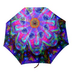 Night Dancer Folding Umbrellas by icarusismartdesigns