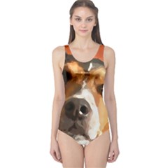 Jack Russell Terrier One Piece Swimsuit by Rowdyjrt