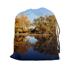 Autumn Lake Drawstring Pouches (xxl) by trendistuff