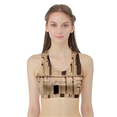 Petra Jordan Women s Sports Bra With Border by trendistuff