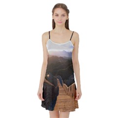 Great Wall Of China 2 Satin Night Slip by trendistuff