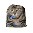 BLUE-EYED KITTY Drawstring Pouches (Extra Large) View2
