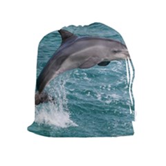 Dolphin Drawstring Pouches (extra Large) by trendistuff