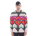 Shapes in retro colors Mesh Lined Wind Breaker (Men) View1