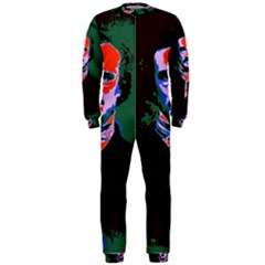 Edgar Allan Poe Pop Art  Onepiece Jumpsuit (men)  by icarusismartdesigns