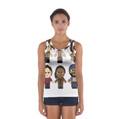The Walking Dead   Main Characters Chibi   Amc Walking Dead   Manga Dead Tops by PTsImaginarium