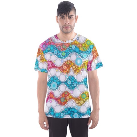 Bubble Waves Men s Sport Mesh Tee by KirstenStar