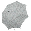 Turquoise Damask Pattern Hook Handle Umbrellas (Medium) View2