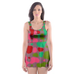 Spots                                                                                Skater Dress Swimsuit by LalyLauraFLM