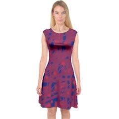 Decor Capsleeve Midi Dress by Valentinaart