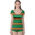 Orange green chains                                                                                            Boyleg Leotard (Ladies) View1