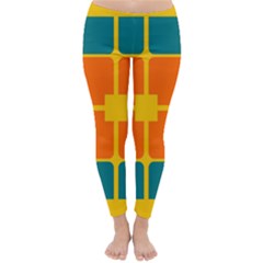 Squares And Rectangles                                                                                                Winter Leggings by LalyLauraFLM