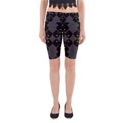 Holistic Wine Yoga Cropped Leggings by MRTACPANS