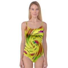 Leaf And Rainbows In The Wind Camisole Leotard  by pepitasart
