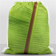 Ensete Leaf Drawstring Bag (large) by picsaspassion