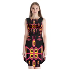 Alphabet Shirt R N R Sleeveless Chiffon Dress   by MRTACPANS