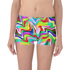 Irritation Colorful Dream Reversible Boyleg Bikini Bottoms by designworld65