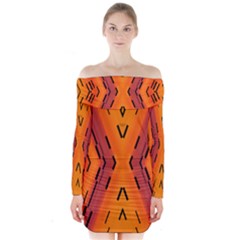 Clothing (21)6k,kg77mjhr Long Sleeve Off Shoulder Dress by MRTACPANS