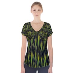 Tulips For The Soul Short Sleeve Front Detail Top by pepitasart