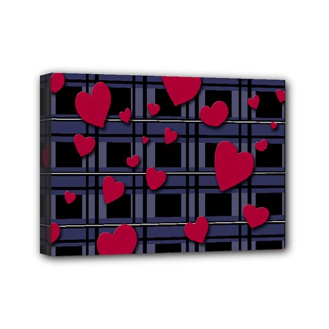 Decorative Love Mini Canvas 7  X 5  by Valentinaart
