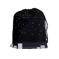 Night Drawstring Pouches (extra Large) by Moma