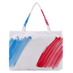 Tricolor Banner France Medium Zipper Tote Bag by picsaspassion