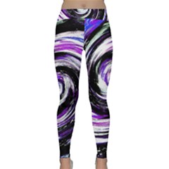 Canvas Acrylic Digital Design Classic Yoga Leggings by Amaryn4rt